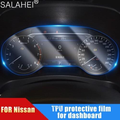 For Nissan Teana 2019 Qashqai 2016-2019 Dashboard Membrane Protective Film Car Instrument Panel Screen Protector TPU Film