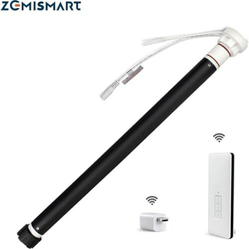 Zemismart Tuya WiFi Roller Shade Motor Built in Battery For 38mm Tube Smart Life APP Control Alexa Google Home Voice Control