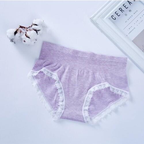 TJ-Tianjun Women Panties 100% Natural silk Briefs Mid-rise Underwear women Health Underpants 2020 New Everywear Intimates