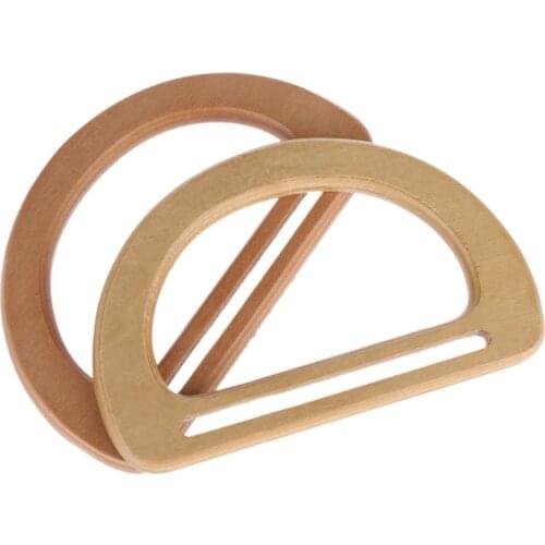 1pc New Wooden Bag Handle Replacement for DIY Bags Purse Making Handbag Shopping Tote Bag Accessories 2018
