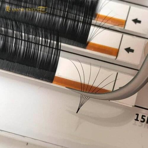 16 Lines / Tray Easy Fanning Eyelash Blooming Eyelashes Self-making Fans Bloom Lashes Extension Automatic Flowering Lashes