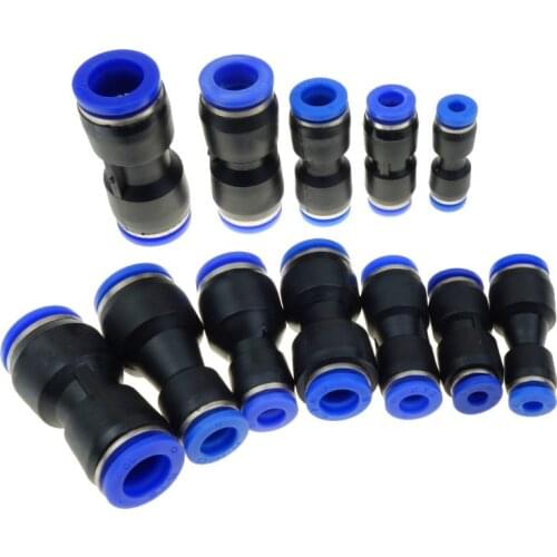 4 6 8 10 12 16mm Push In Pneumatic Fitting Reducing Union Air Compressor Parts