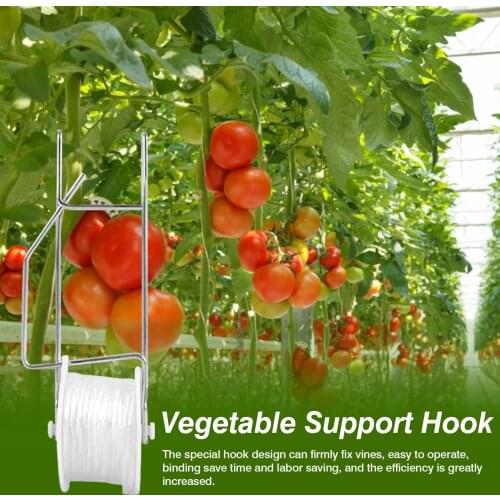 6/10Pieces Garden Tomato Hooks Vegetable Support Clips For Planting Fruit Tomato Support Hook Vegetable And Fruit Support Frame