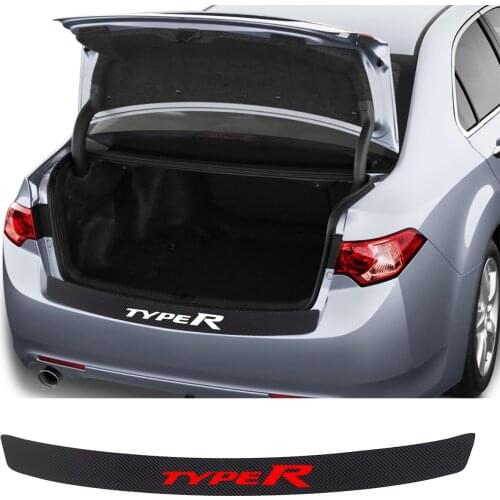 Car Stickers Carbon Fiber Trunk Decal For HAVAL For Honda typer CR-X HR-V CR-Z CR-V XR-V Modulo Vezel Pilot Accord Accessories