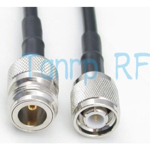 Free Shipping! 3FEET RG58 extension cable 100CM TNC male plug to N female jack RF connector Pigtail coaxial jumper cable