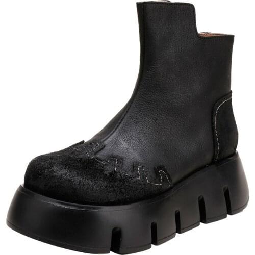 Chelsea Boots Designer Female Platform Boots Fashion Martin Boots 2022 New Womens High Boots Autumn Shoes For WomanAnkle Boots