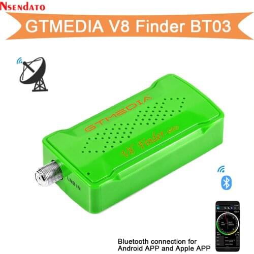 GTMedia Freesat V8 Finder BT03 DVB S2 satellite Satfinder For andriod IOS 1080P digital Bluetooth DVB-S2 HD satellite finder