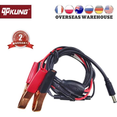 QpKUNG Power Clip Cable For M100 Universal 12V Positive Negative Auxiliary Lighter Socket Connector Motorcycle Accessories