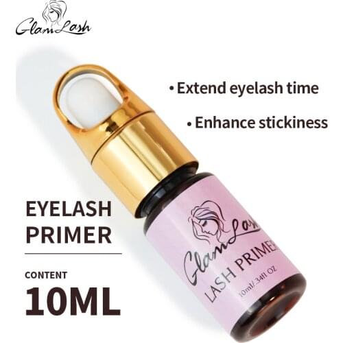 GLAMLASH 10ml Lash Extension Super Bonder For Eyelash Extension Glue Cure Adhesive Bonding Eyelash Long Last Lash Bonder