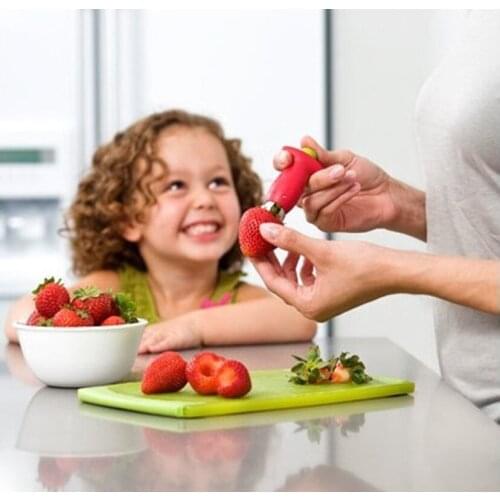 Kitchen Accessories Tomato Stalks Spillter Fruit Vegetable Leaf Stem Remover Strawberry Peeler Knife Kitchen Gadgets