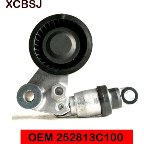 Belt Tensioner Fits for Hyundai AZERA Santa Fe XL3.3L 3.8L 2006-2015 OEM 252813C100 for Kia Cadenza Sorento 3.5L 3.8L V6