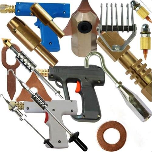 Straight Pull Rings Pads Chuck Stud Welder Spot Welding Torch Kit Car Body Sheet Metal Repair Machine Meson Machine Accessories