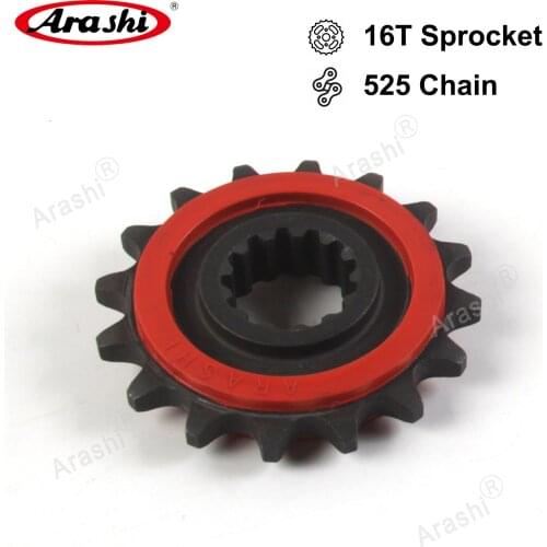 Arashi 16T Motorcycle Front Sprocket For HONDA CBR600 RA ABS 2009 - 2020 Chain Sprockets CBR600RA 2010 2011 2012 2013 2014 2015