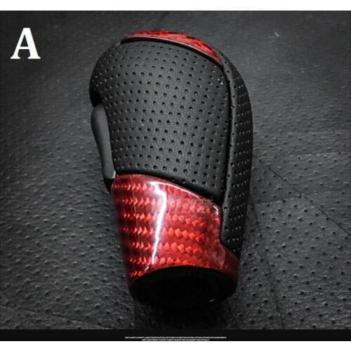 Fit for MAZDA 3 6 CX45 ATENZA 3 Axela carbon fiber shift knob gear paddle lever gear head handball
