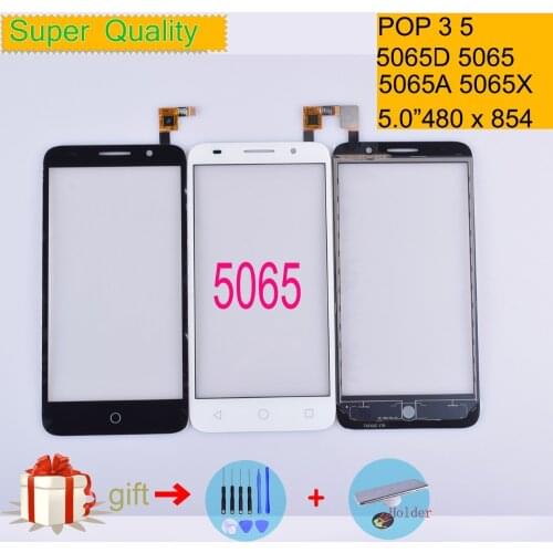 For Alcatel One Touch POP 3 5 OT5065 5065 5065A 5065D 5065X Touch Screen Touch Panel Sensor Digitizer Front Glass Touchscreen