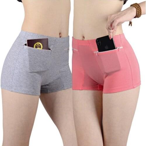 Women Boyshorts Pocket Girl safety shorts Ladies Safety Panties female Underwear Women Panties underpants ladies boxer briefs
