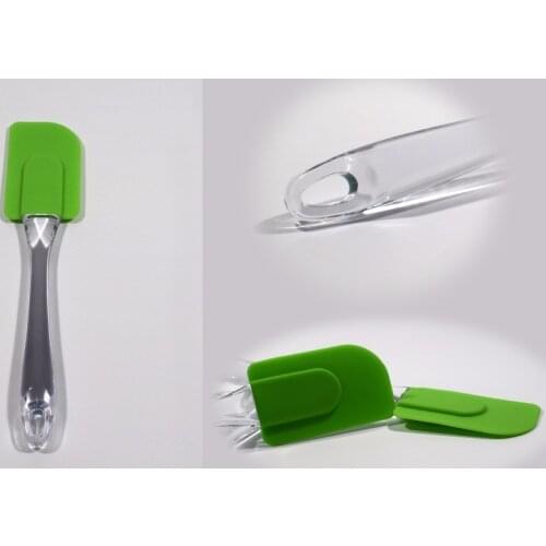 Silicone Baking Bread Cake tools Heat Resistant Green Silicone Spatula Kitchen Accessories Cooking Baking Scraper