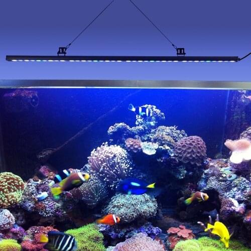 10pcs/lot 108W IP65 Led Aquarium Bar Light High Power Strip Lamp for Coral Reef Plant Growth Fish Tank Lighting stock in US/DE