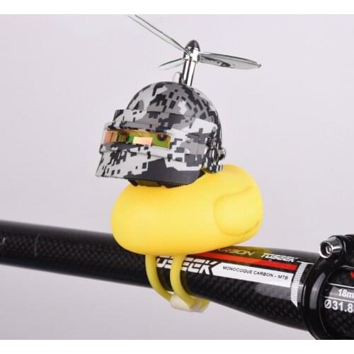 1pcs LED Light Cartoon Flash Yellow Helmet Sunglass rubber Breaking Wind Duck Shape Car Bike Ornaments Auto Interior Decoration