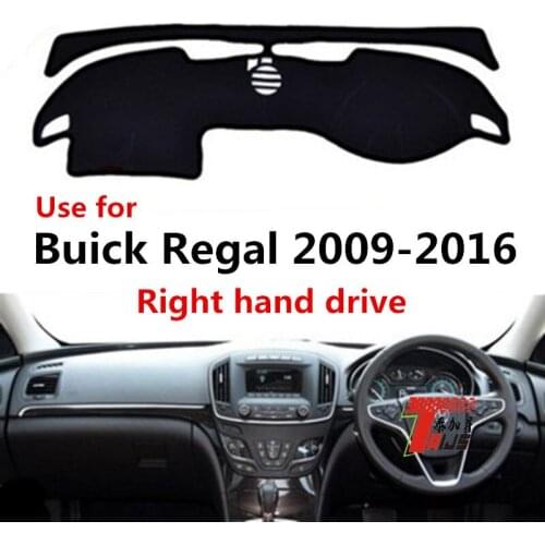 TAIJS Factory protective Anti UV Polyester Fibre Car Dashboard Cover For Buick Regal 2009 10 11 12 13 14 15 16 Right hand drive