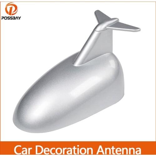 Universal Car Decoration Roof Antenna Airplane Shape Aerial No Function Stickers for Mazda/Citroen/Megane/Alfa Romeo/Nissan/KIA