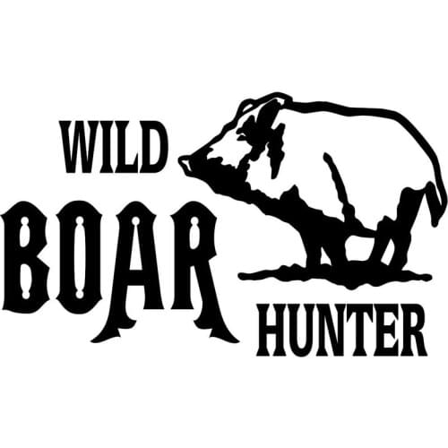 [WDW075]Wild Boar Hunter Fashion Car Sticker Motorcycle Vinyl Motorcycle sticker