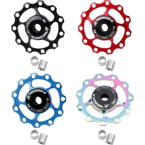 Guide Roller Pulley Wheel Parts 11T Road Bike Speed Portable MTB Bicycle Rear Derailleur Waterproof Cycling Elements