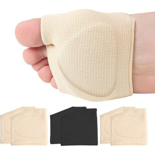 Soft Foot Insoles Pads Cushions Metatarsal Heads Forefoot Pads Supports Metatarsalgia Relief Calluses Feet Care Tool 1pair