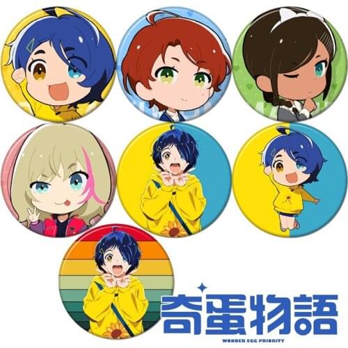 1pc Anime badge 58mm WONDER EGG PRIORITY Ohto Cute Icons Buttons acrylic Bagdes brooch