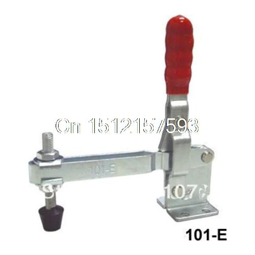 101E Vertical Nonslip Handle 180Kg 397 Lbs U Bar Flange Base Hand Tool Metal Toggle Clamp Clamper Capacity Holding Welding Mould