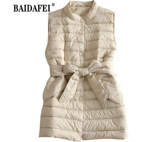 Женские длинные жилеты BAIDAFEI China At AliExpress