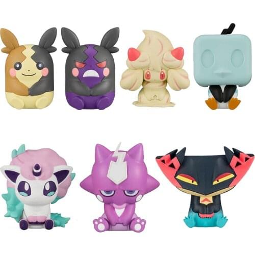 Bandai Original Pokemon Figures Gashapon Cartoon Kids Toys Model PVC Collections Dolls Boxs Egg Action Figure Gifts For Children
