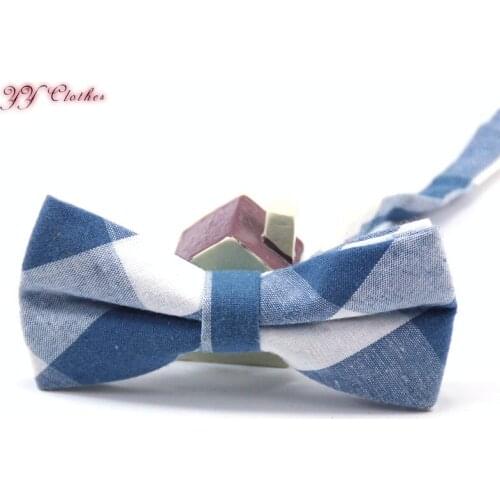 Hot 2016 Brand New Men Fashion Plaid Checked Cotton wedding Neck bowties Man Bow tie butterfly Party Formal Cratavas Neck ties