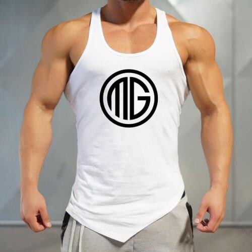 New 2020 Summer Tank Top Men Canotte Bodybuilding Gyms Stringer Muscle tanktops Sleeveless shirt Vest Undershirt