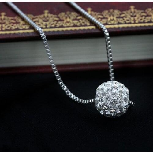 Trendy Ball Pearl Necklace Pendants Clavicle Chain Women Elegant Jewelry Gift Fashion Jewelry