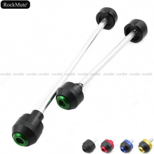 Motorcycle Front Rear Axle Fork Crash Sliders Wheel Protector For KAWASAKI ZX-6R NINJA 2005-2006 zx6r Black Gold Red Blue