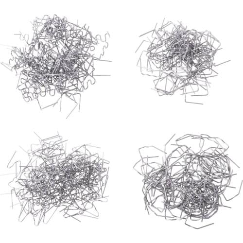 New 400Pcs Pre-cut Staples Hot Staples For Plastic Stapler Repair Kit Welder 4 Sizes