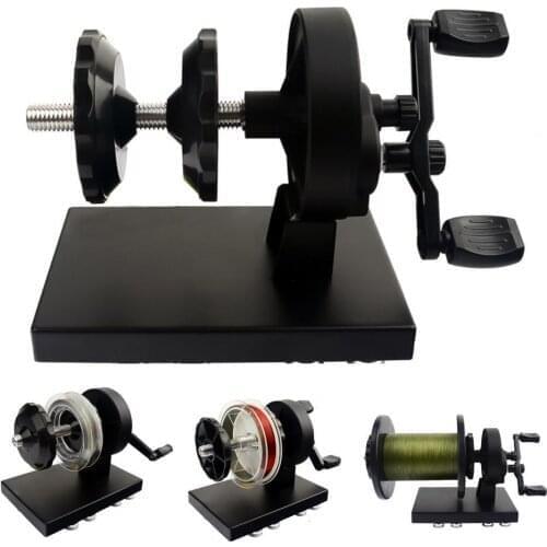 Fishing Line Winder Adjustable Portable Detachable Spinning Reel Fishing Line Spooler Winder Machine with Suction Cup