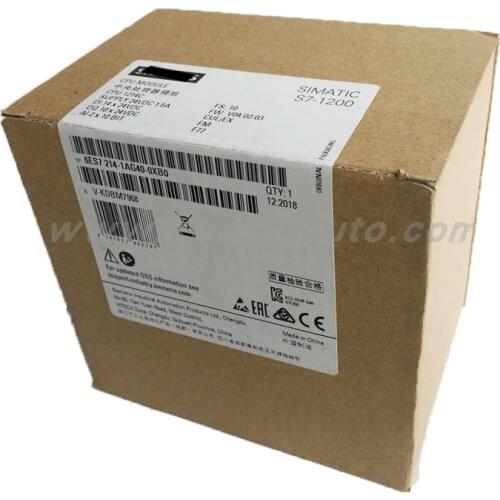 New Original S7-1200 CPU 1217C 6ES7217-1AG40-0XB0 Compact CPU DC/DC/DC 6ES7 217-1AG40-0XB0 PLC 6ES72171AG400XB0