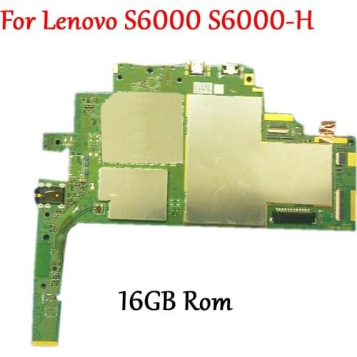 Original Tested Full Work Motherboard For Lenovo Tablet S6000 S6000h S6000-h 3G version Logic Circuit Electronic Panel FPC 16GB