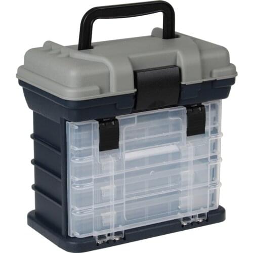 Portable 5 Layer Big Fishing Lure Bait Hooks Container Tool 27*17*26cm Storage Box with Handle Plastic Case Outdoor Organizer