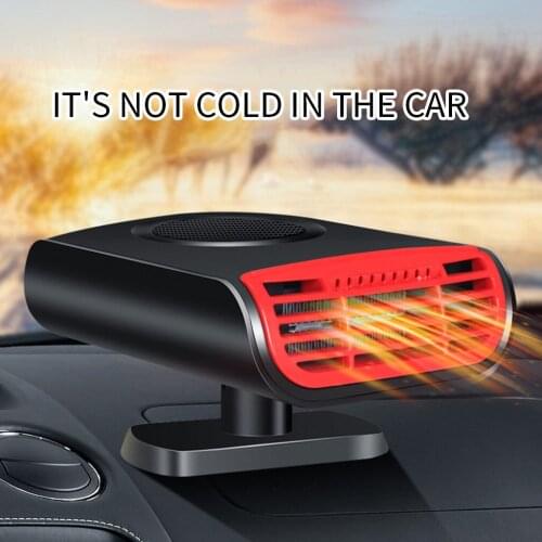Portable Auto Car Heater 12V 150W 360 Rotaing Car Windscreen Demister Defroster Auto Electric Warmer Heater Heating Cooling Fan