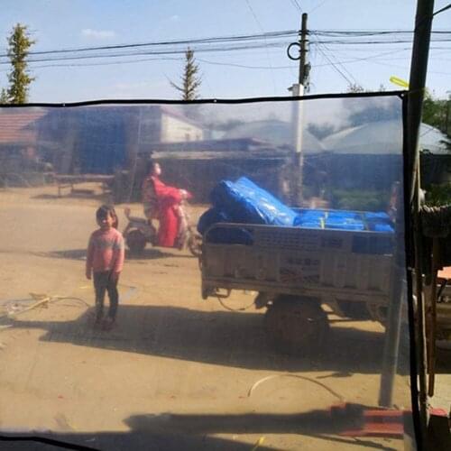 Transparent Tarpaulin Film Patio Plants Waterproof Rainproof Shelter Cover Household Garden Thicken Plastic Anti-UV Film