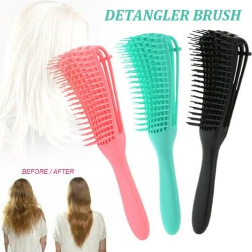 Detangling Hair Comb Women Brush for Straight Hair or Curly Barber Accessories Soft Massage Head Multifunctional Styling Tools