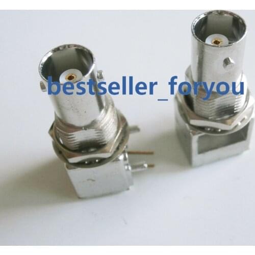 Connector BNC Female Nut Bulkhead Handle Deck Mount Solder Cup RF Connector Adapter BRASS