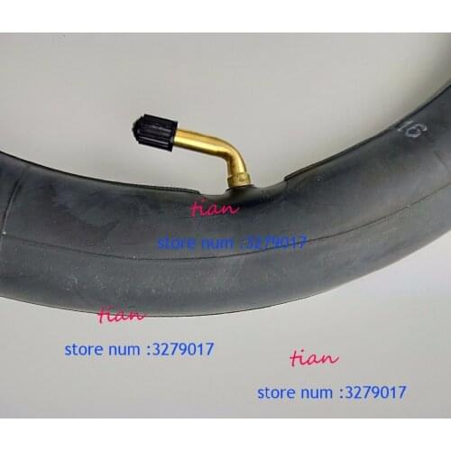 Super butyl rubber 16 inch Inner Tube 16 x 2.125 inner tube Special angle fits gas electric scooters and e-Bike 16x2.125