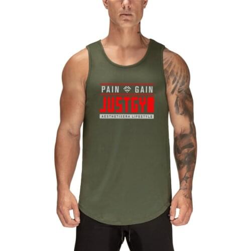 Workout Summer Mesh Fitness Quick Dry Casual Sports Tank Top Men Musculation Gym Clothing Bodybuilding Singlets Sleeveless Vest