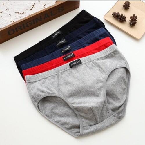 Best Price Men Briefs Underwear Mens Sexy Breathable Underpants Cotton Comfortable Mens Underwear Shorts Cueca Gay Male Panties
