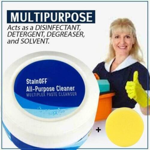 StainOFF All-Purpose Cleaner Removes Stuck-On Dirt Home Cleaning Cleaner Removes stuck-on dirt Dissolve grease