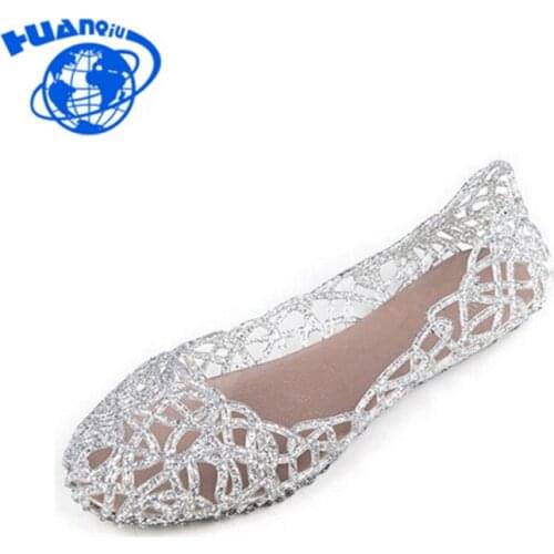 New 2018 summer women sandals breathable shoes crystal jelly nest crystal sandals female flat sandal shoes woman ST239